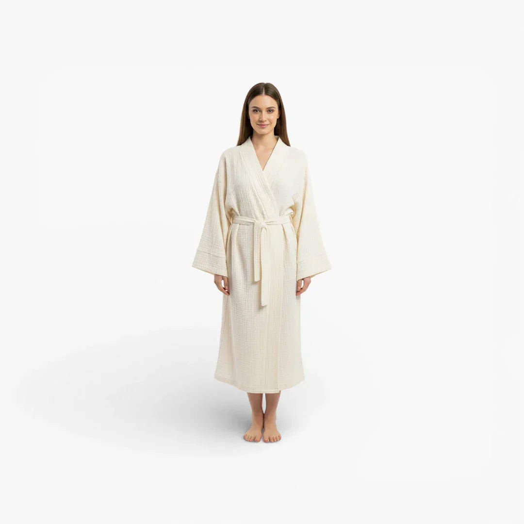 Peignoir Femme 100% Coton — photo 2
