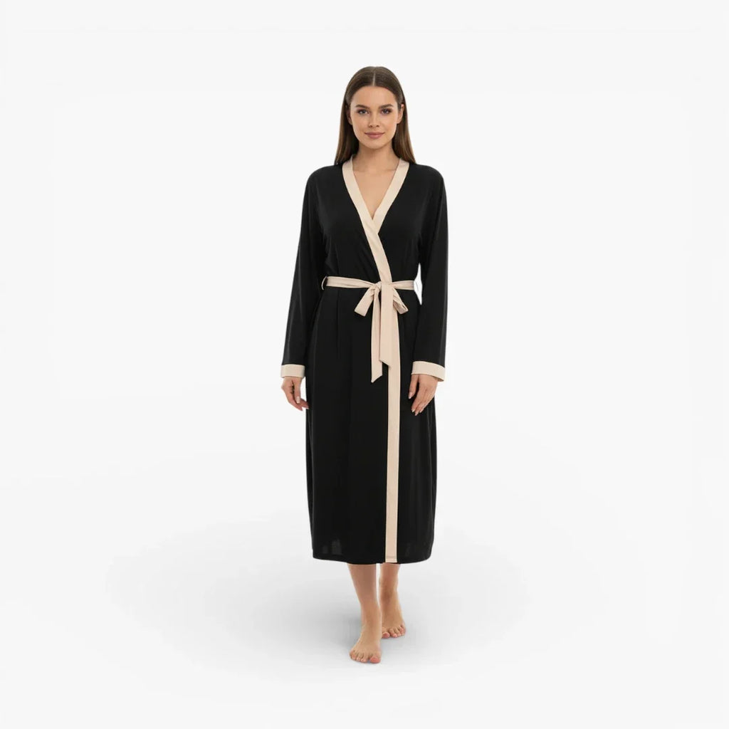 Peignoir Polaire Noir Adulte Femme — photo 2