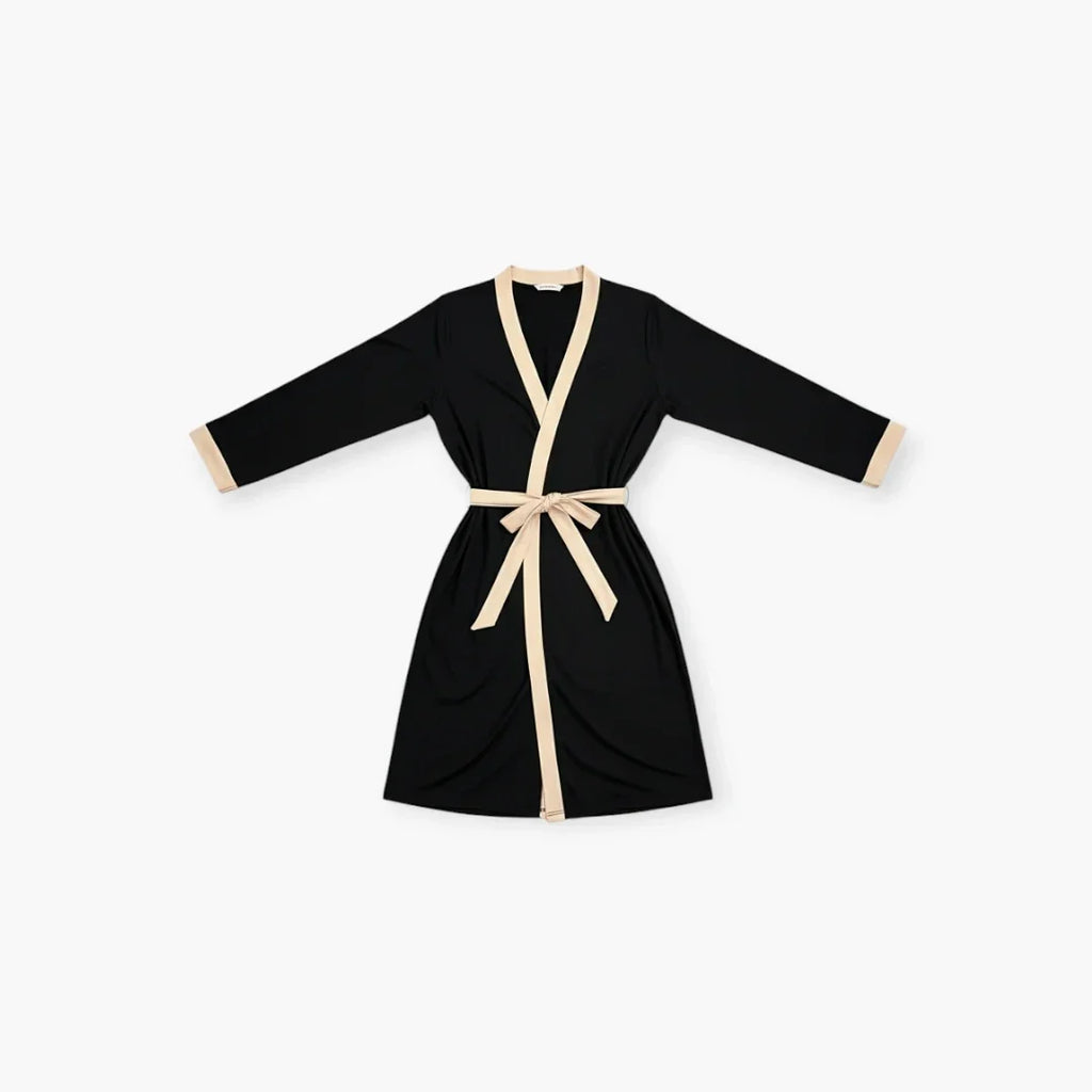 Peignoir Polaire Noir Adulte Femme — photo 4