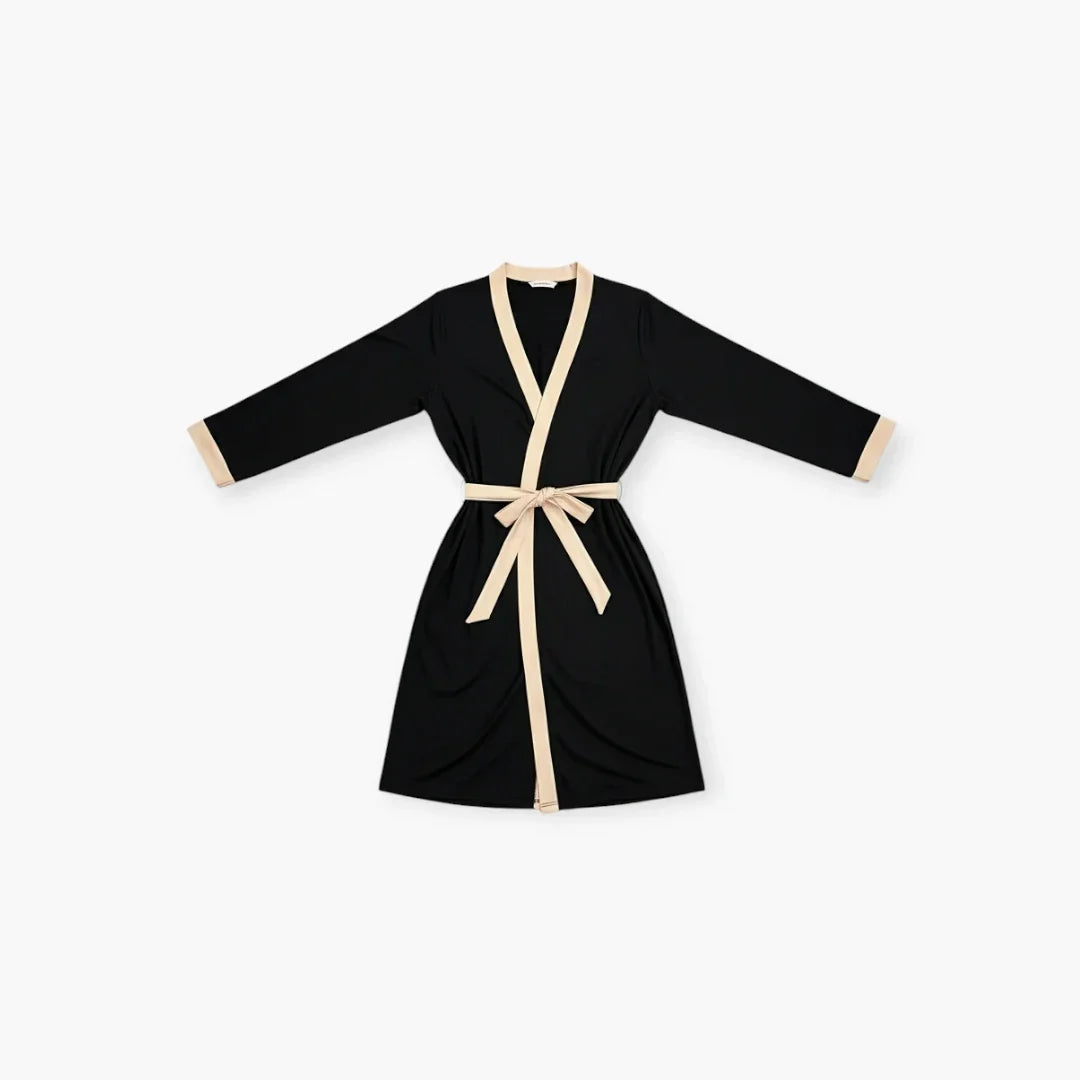 Peignoir Polaire Noir Adulte Femme — photo 4