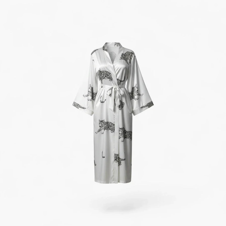 Peignoir Satin Femme Printemps