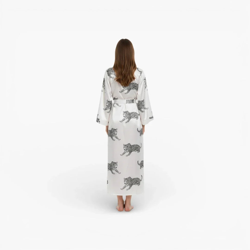 Peignoir Satin Femme Printemps — photo 3