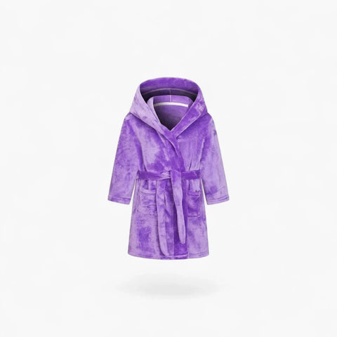 Peignoir Bain Enfant Violet