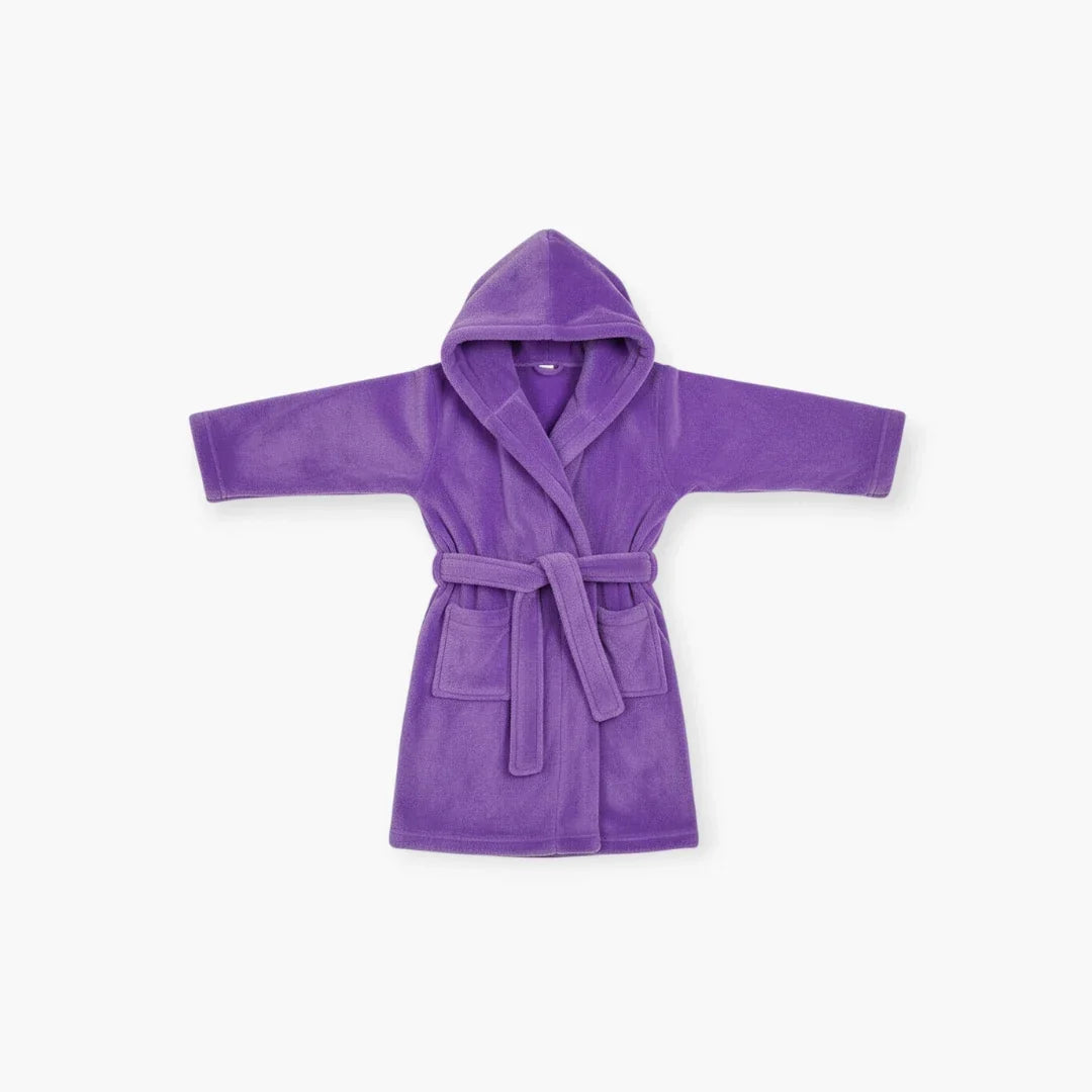 Peignoir Bain Enfant Violet — photo 4