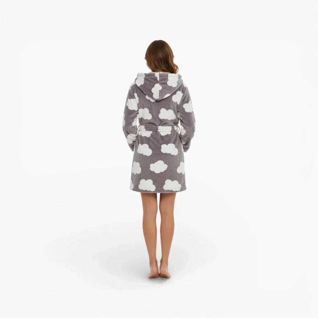 Peignoir Femme Court Chaud