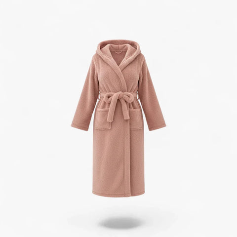 Peignoir Femme Polaire Rose