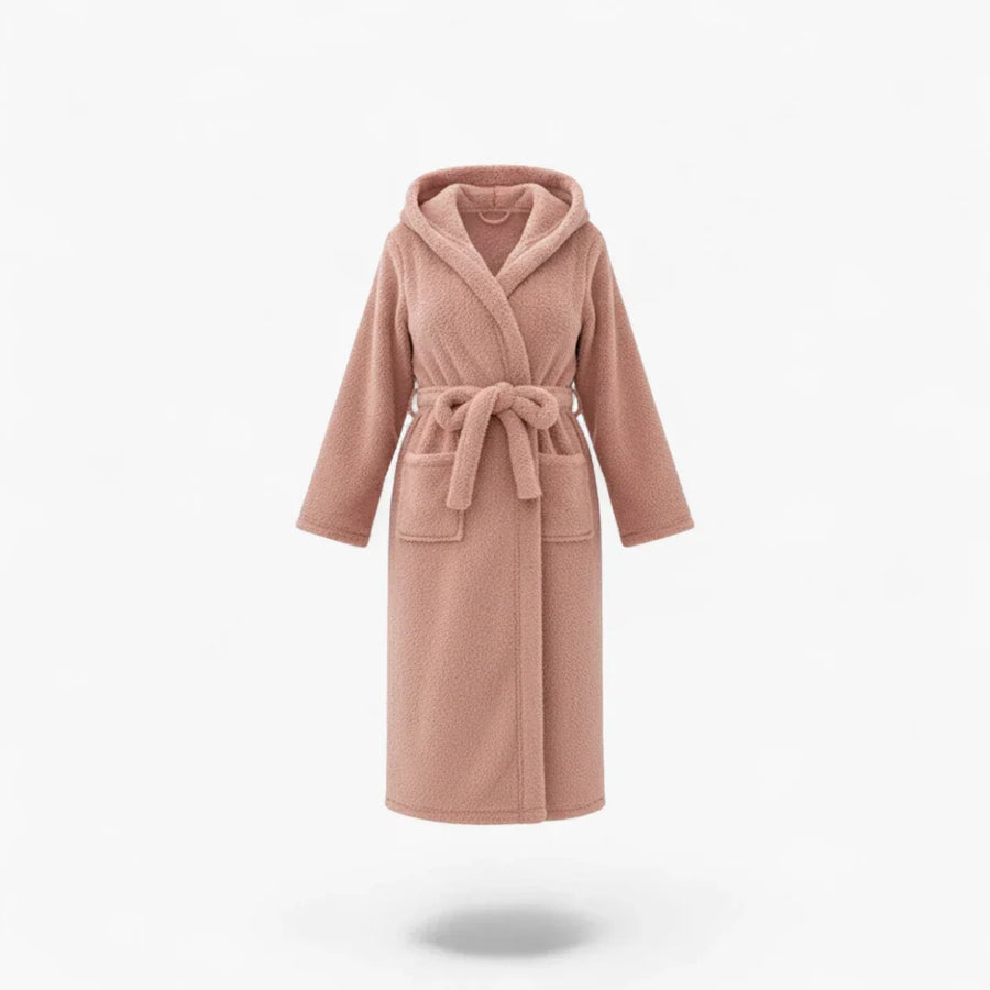 Peignoir Femme Polaire Rose