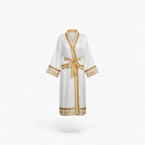 Kimono Femme en Satin Long
