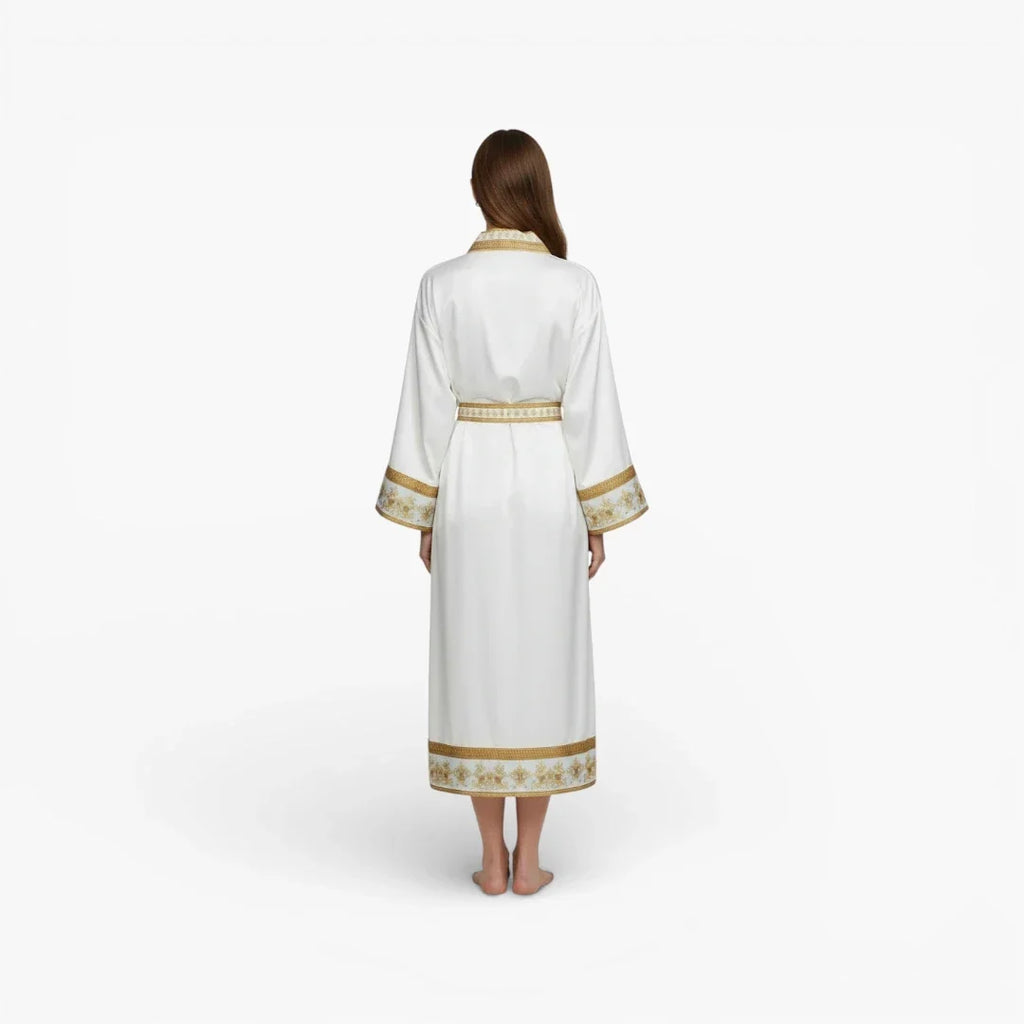 Kimono Femme en Satin Long — photo 3