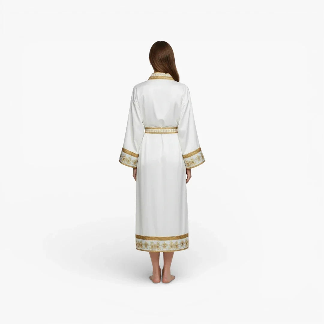 Kimono Femme en Satin Long — photo 3