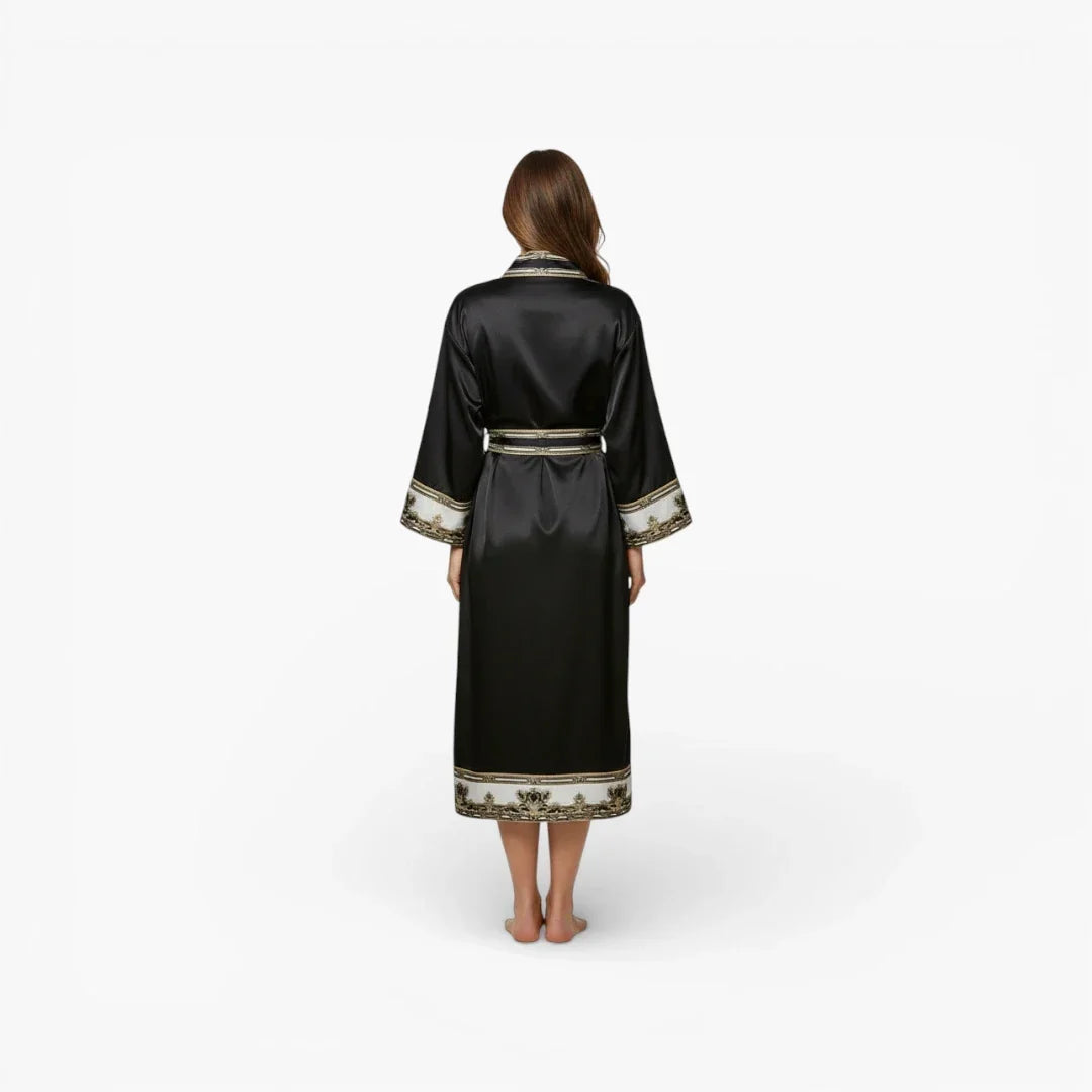Kimono Femme en Satin Long — photo 7