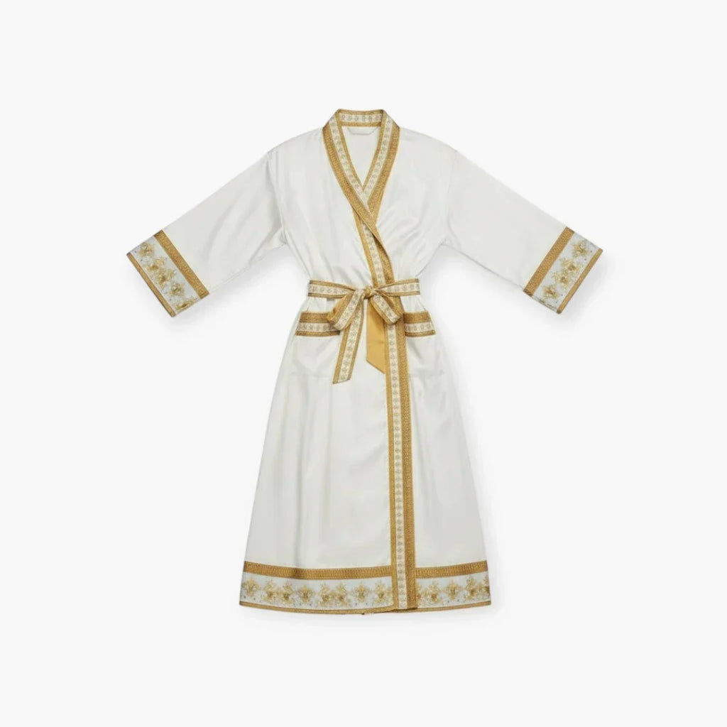 Kimono Femme en Satin Long — photo 4