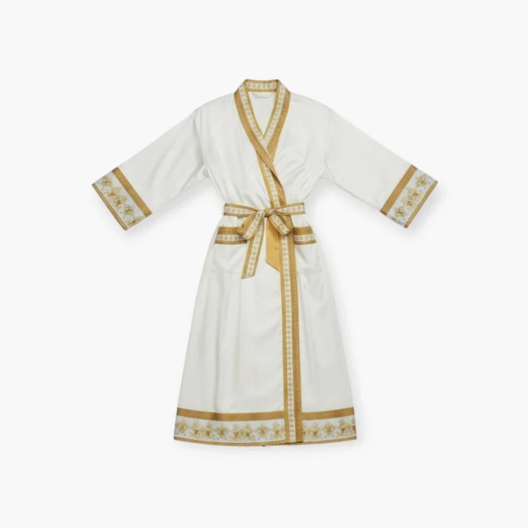 Kimono Femme en Satin Long — photo 4