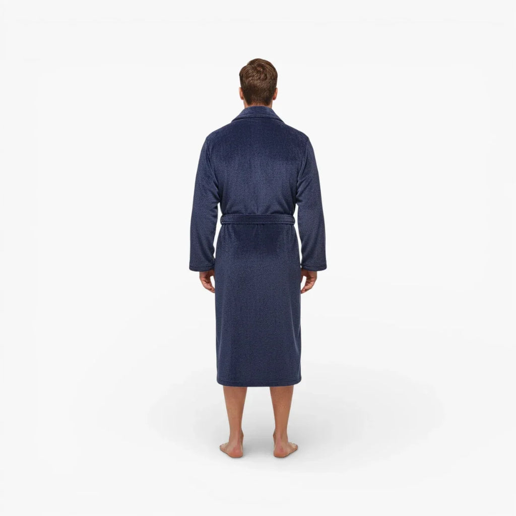 Peignoir Long Homme Hiver Chaud Doux — photo 3