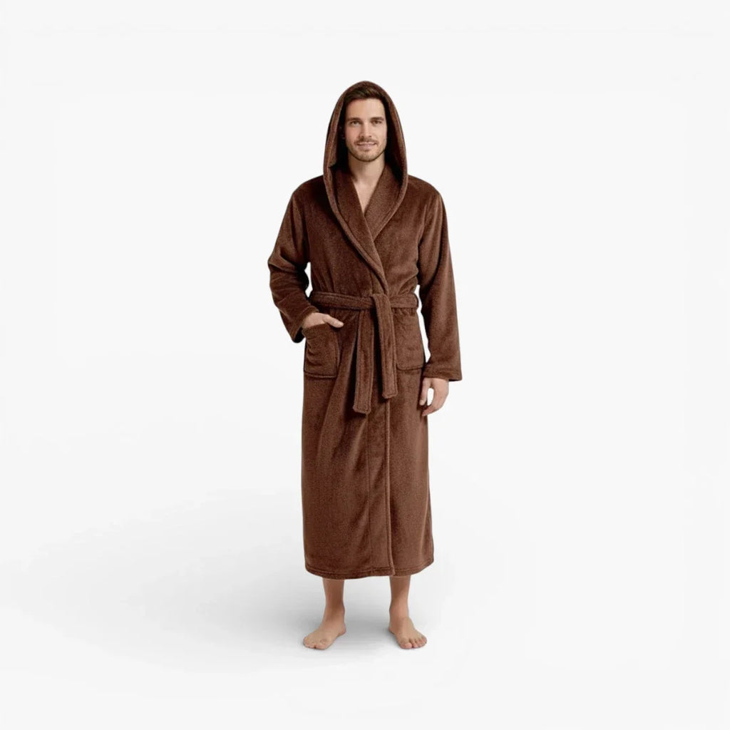 Peignoir Marron Homme Américain — photo 2
