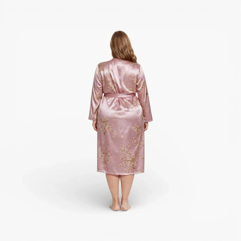 Peignoir Satin pour Femme Ronde Sexy — photo 3