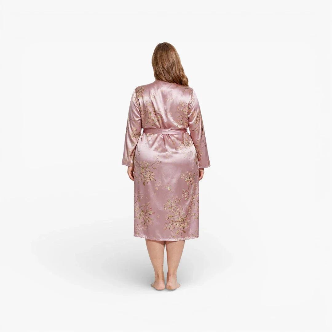 Peignoir Satin pour Femme Ronde Sexy — photo 3
