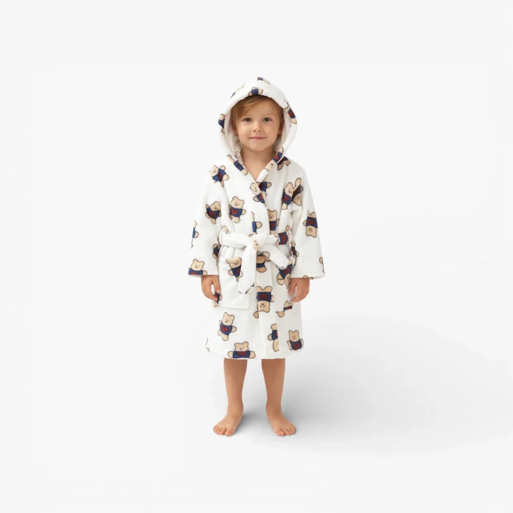 Peignoir de Bain Capuche Ours Enfants — photo 2