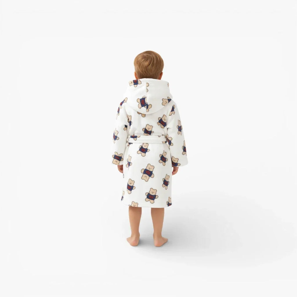 Peignoir de Bain Capuche Ours Enfants — photo 3