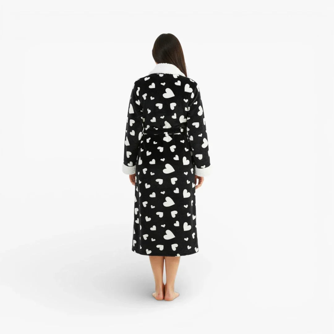 Peignoir de Bain Noir Femme — photo 3