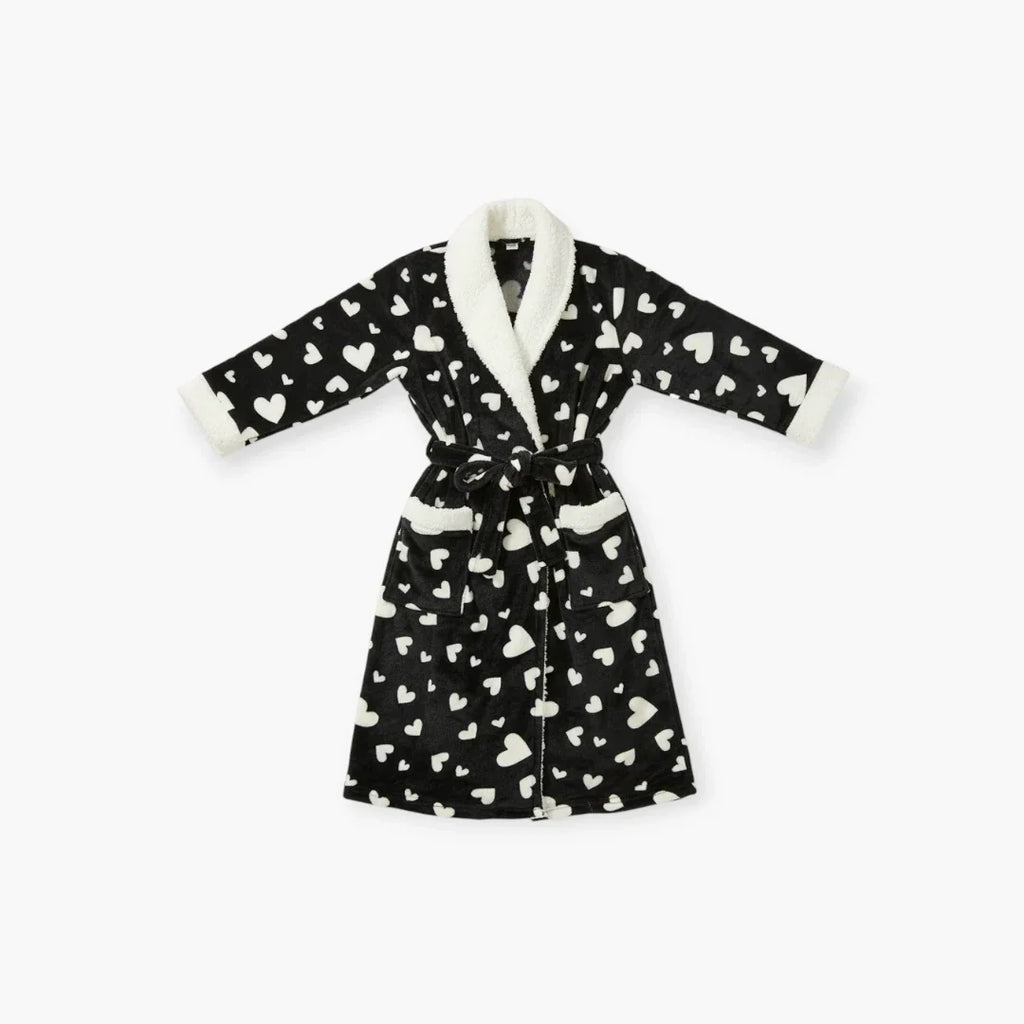 Peignoir de Bain Noir Femme — photo 4