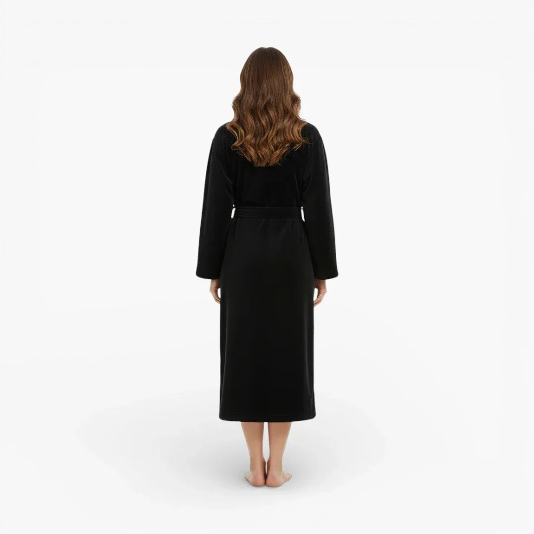 Peignoir femme chaud long