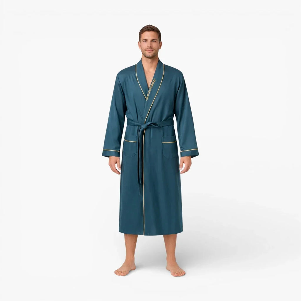 Peignoir homme coton et polyester — photo 2