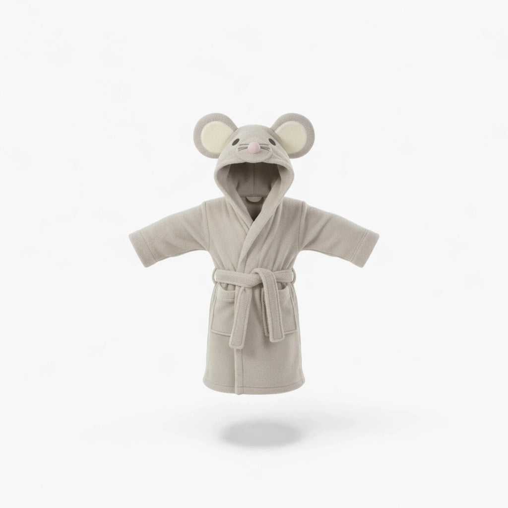 Peignoir bébé souris