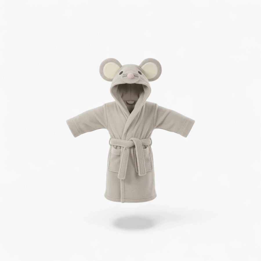 Peignoir bébé souris