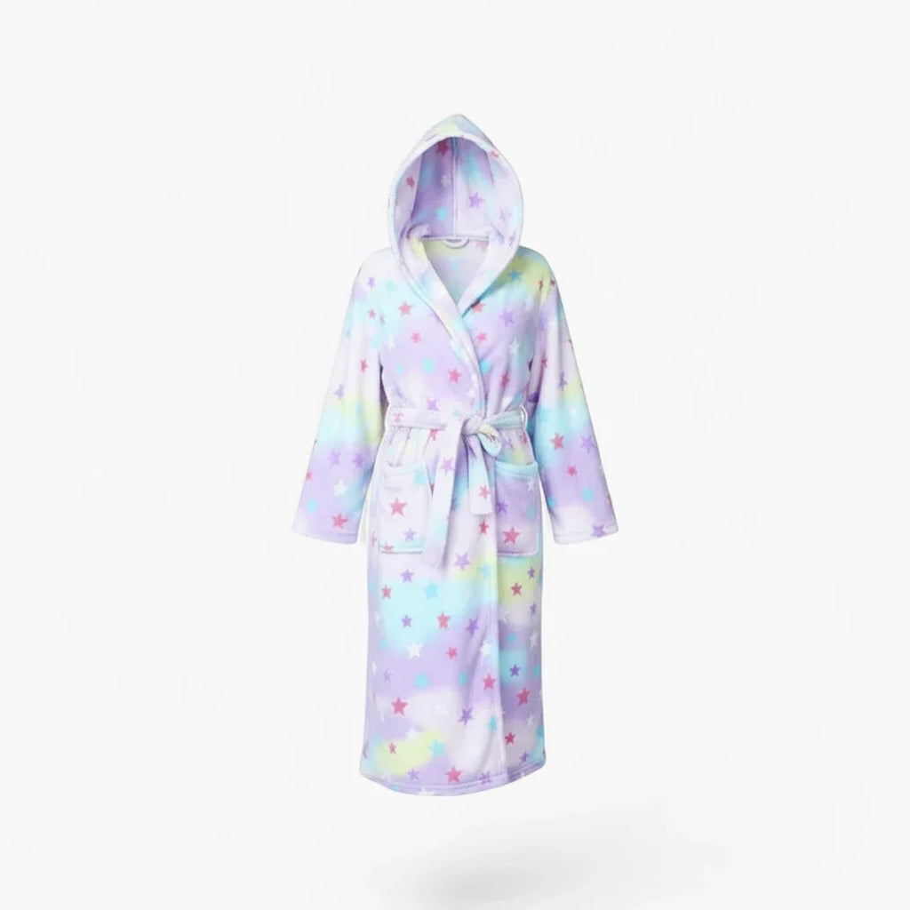 Peignoir de Bain Femme Moelleux avec Capuche