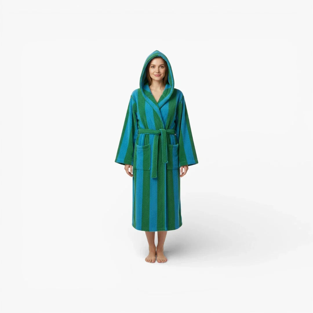 Peignoir de Bain Femme à Rayures — photo 2