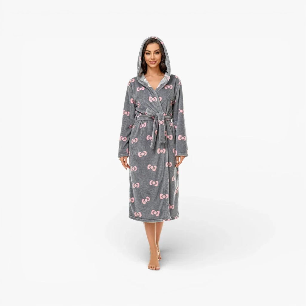 Peignoir de Bain Ultra Doux Chaud Douillet Hiver Femme — photo 2