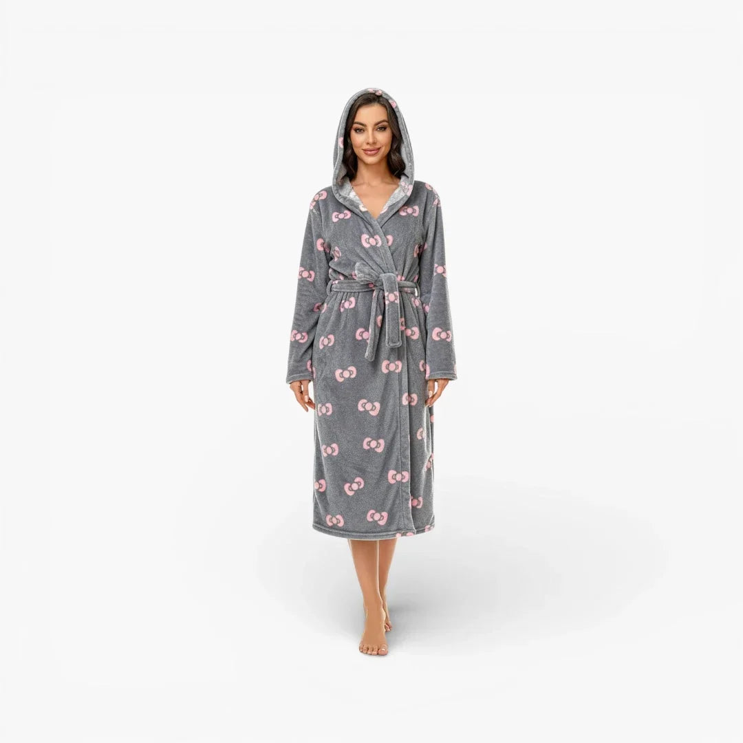 Peignoir de Bain Ultra Doux Chaud Douillet Hiver Femme — photo 2
