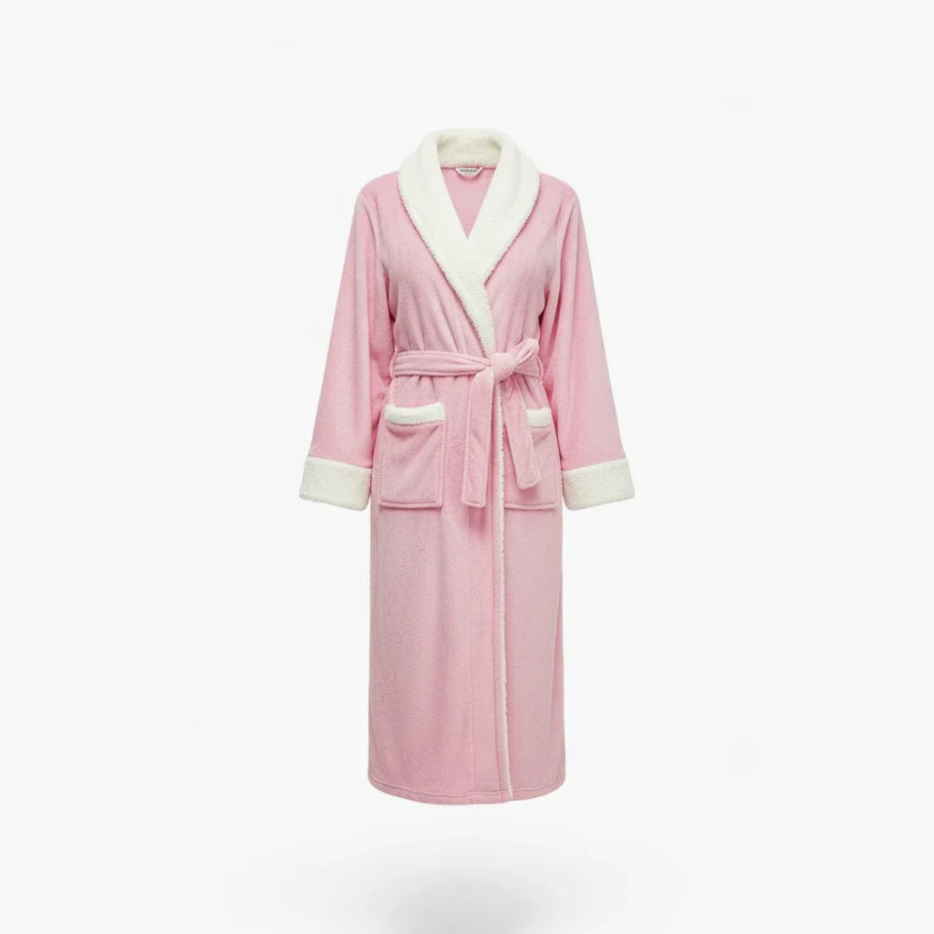 Peignoir de bain femme rose