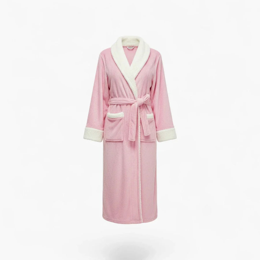 Peignoir de bain femme rose
