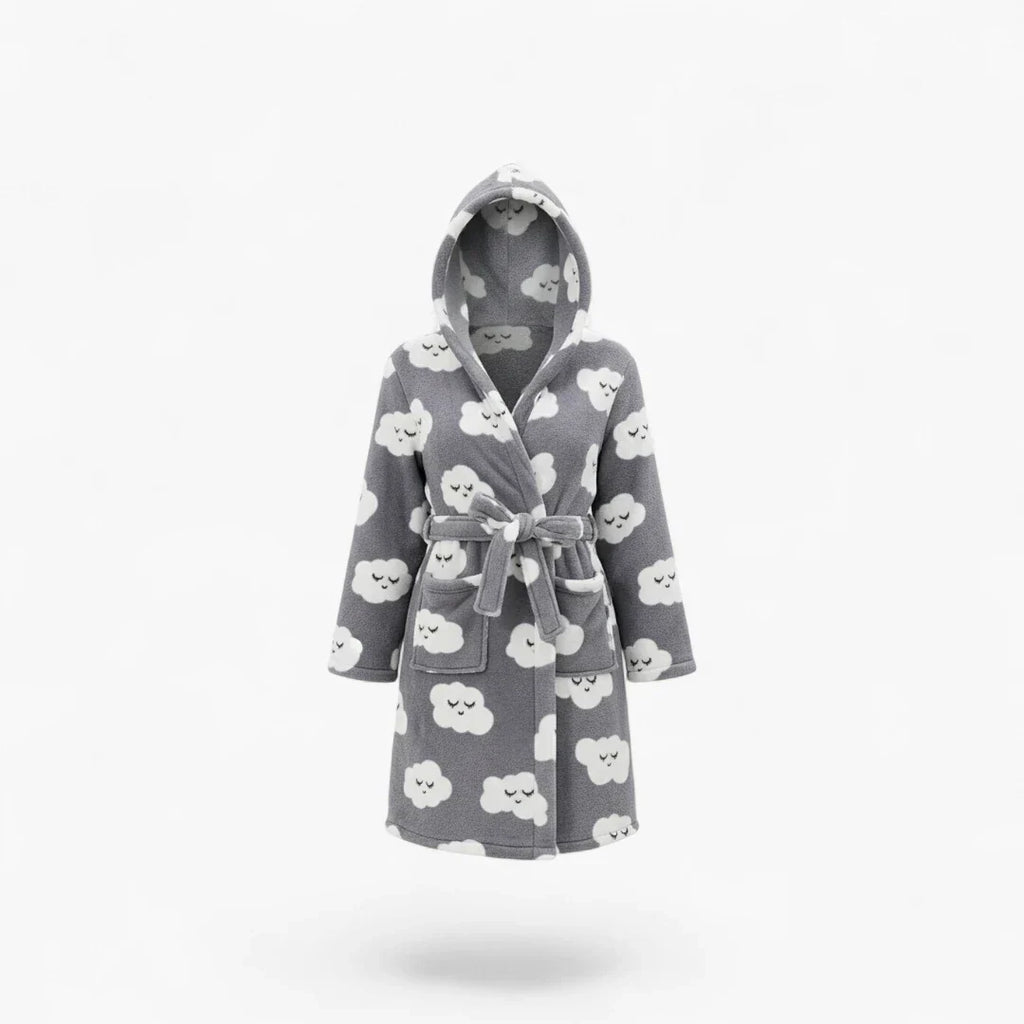 Peignoir Femme Polyester à Capuche