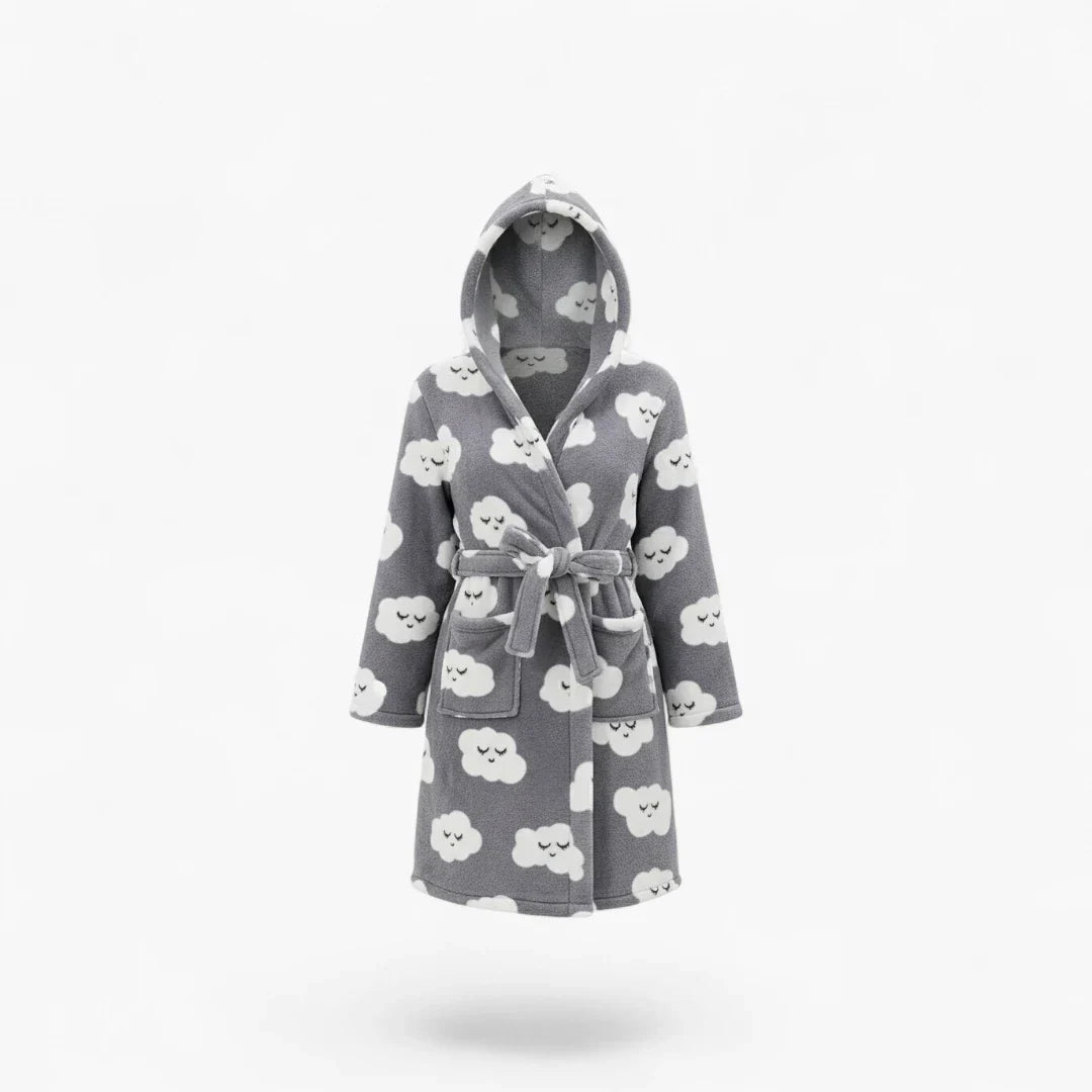 Peignoir Femme Polyester à Capuche