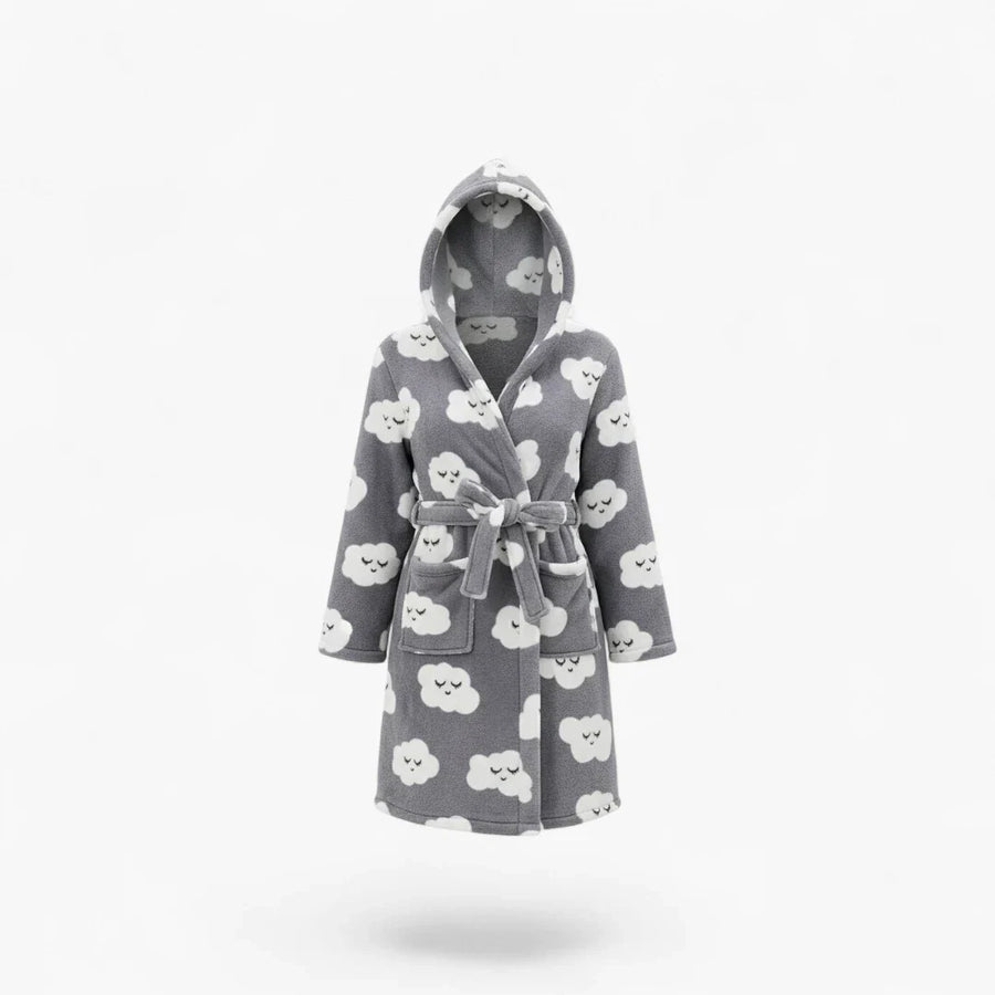 Peignoir Femme Polyester à Capuche