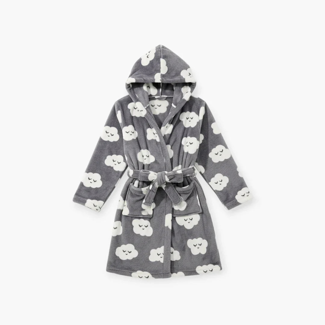 Peignoir Femme Polyester à Capuche — photo 4