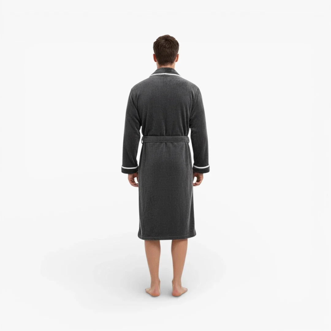 Peignoir Homme Velours et Flanelle — photo 3