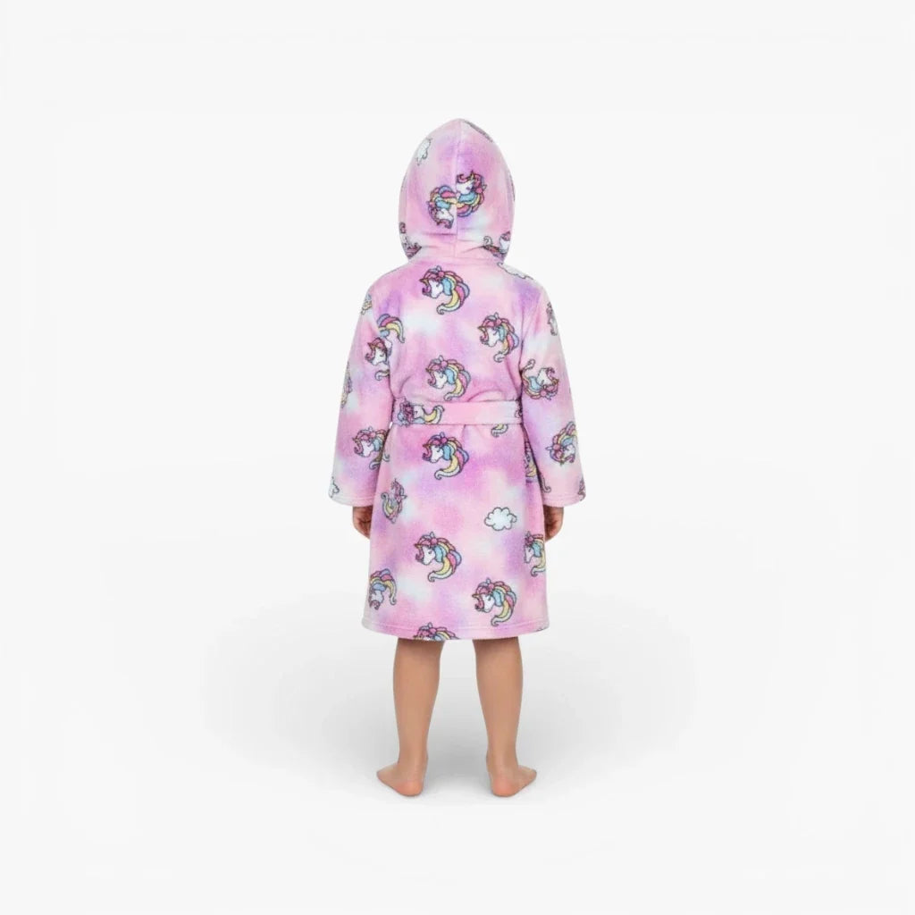 Peignoir licorne rose — photo 3