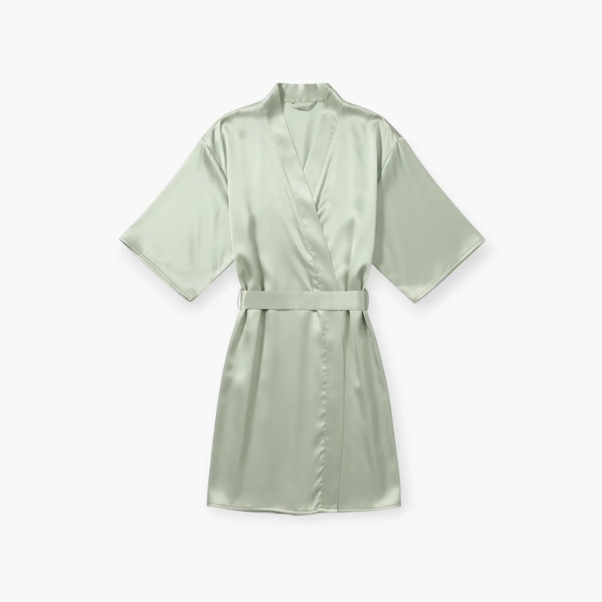 Peignoir Court Satin femme — photo 4