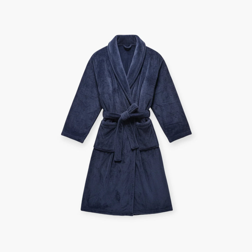 Peignoir de bain polaire homme – Bleu — photo 4