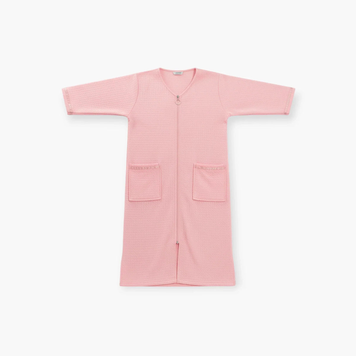 Peignoir Femme Zippé – Rose à Poches — photo 4