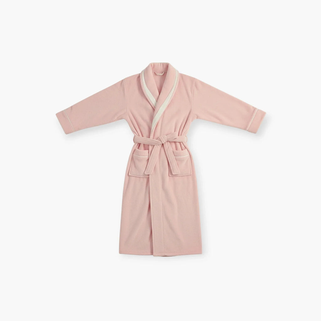 Peignoir Femme Long - Rose en Flanelle — photo 4