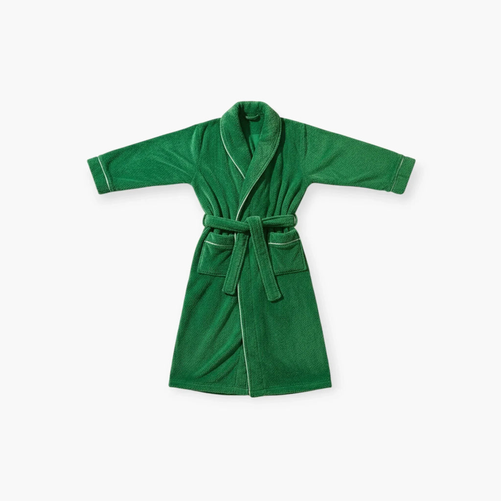 Peignoir Homme - Long Vert Épais — photo 4
