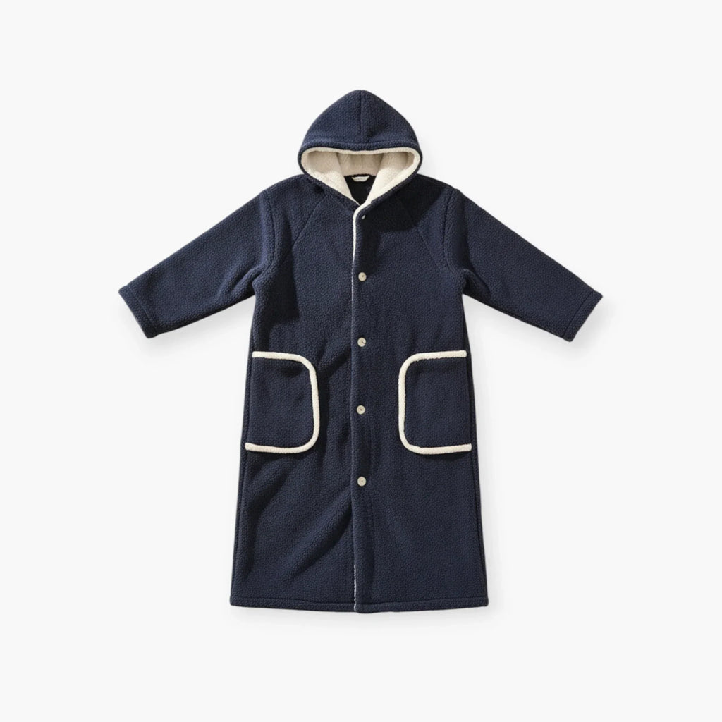 Peignoir De Bain Homme Bleu Marine — photo 4