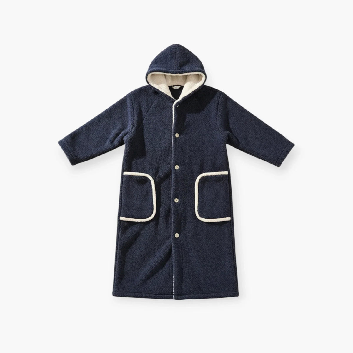 Peignoir De Bain Homme Bleu Marine — photo 4