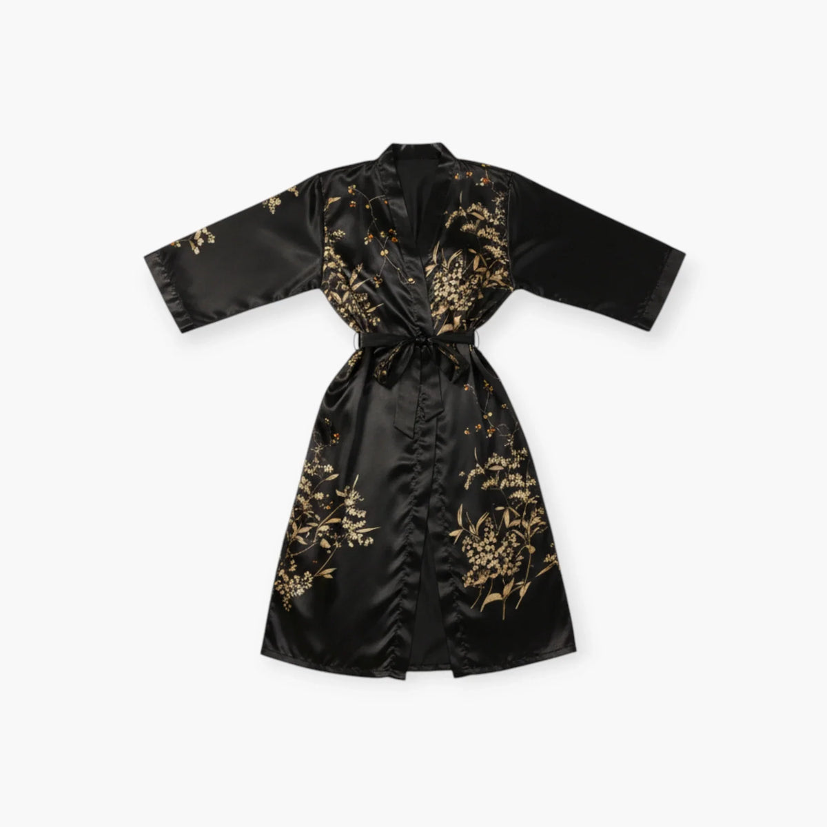 Peignoir Kimono Femme Fleuri — photo 4