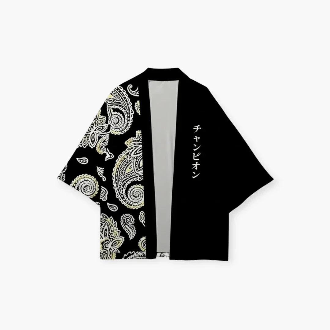 Kimono manche courte homme